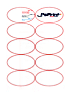 Oval (10 per sheet)