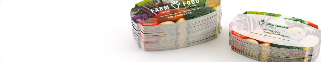 10% Off Die-Cut Business Cards Printing